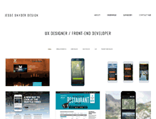Tablet Screenshot of jessesnyderdesign.com